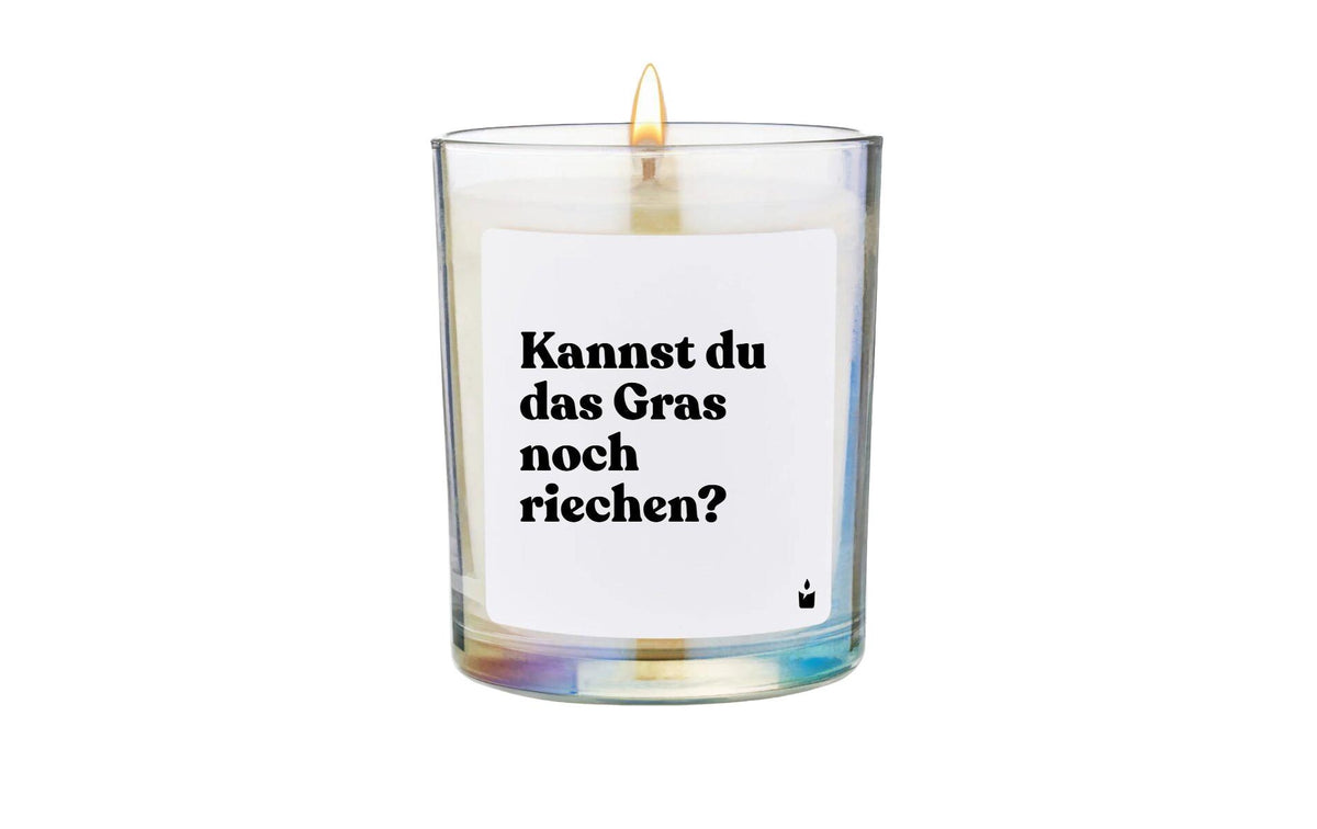 ChattyCandles Duftkerze Kannst du das Gras noch riechen, Flowery, 6.7x8 cm, 55h