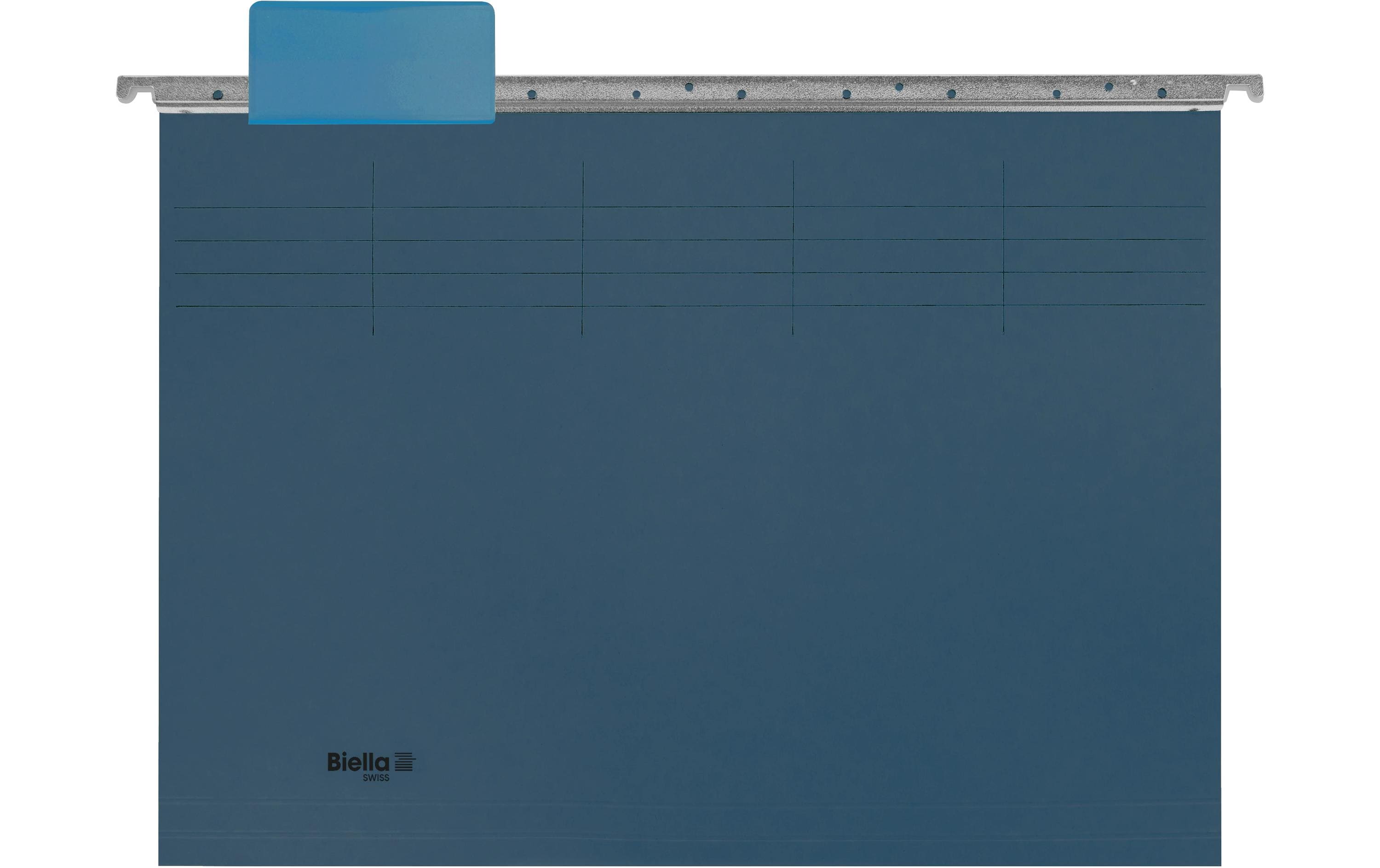 Biella Hängeregister Personaldossier 10er Pack, blau, 25cm