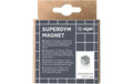 Sigel SuperDym Magnete "Strong" silber Haftkraft ca. 8 Blatt, 10x10x10mm, 10 ST
