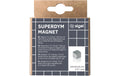 Sigel SuperDym Magnete "Strong" silber Haftkraft ca. 8 Blatt, 10x10x10mm, 6 ST