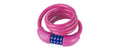 M-WAVE DS 12.10 S Spiralkabelschloss pink Sprialkabelschloss