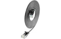 SLIM Patchkabel: U/UTP, 7.5m, schwarz Cat.6A, LSOH, Klinke nicht brechbar, 3.6mm