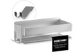 Benkstein Einzel Duschorganizer silber Duschregal mit Duschkorb