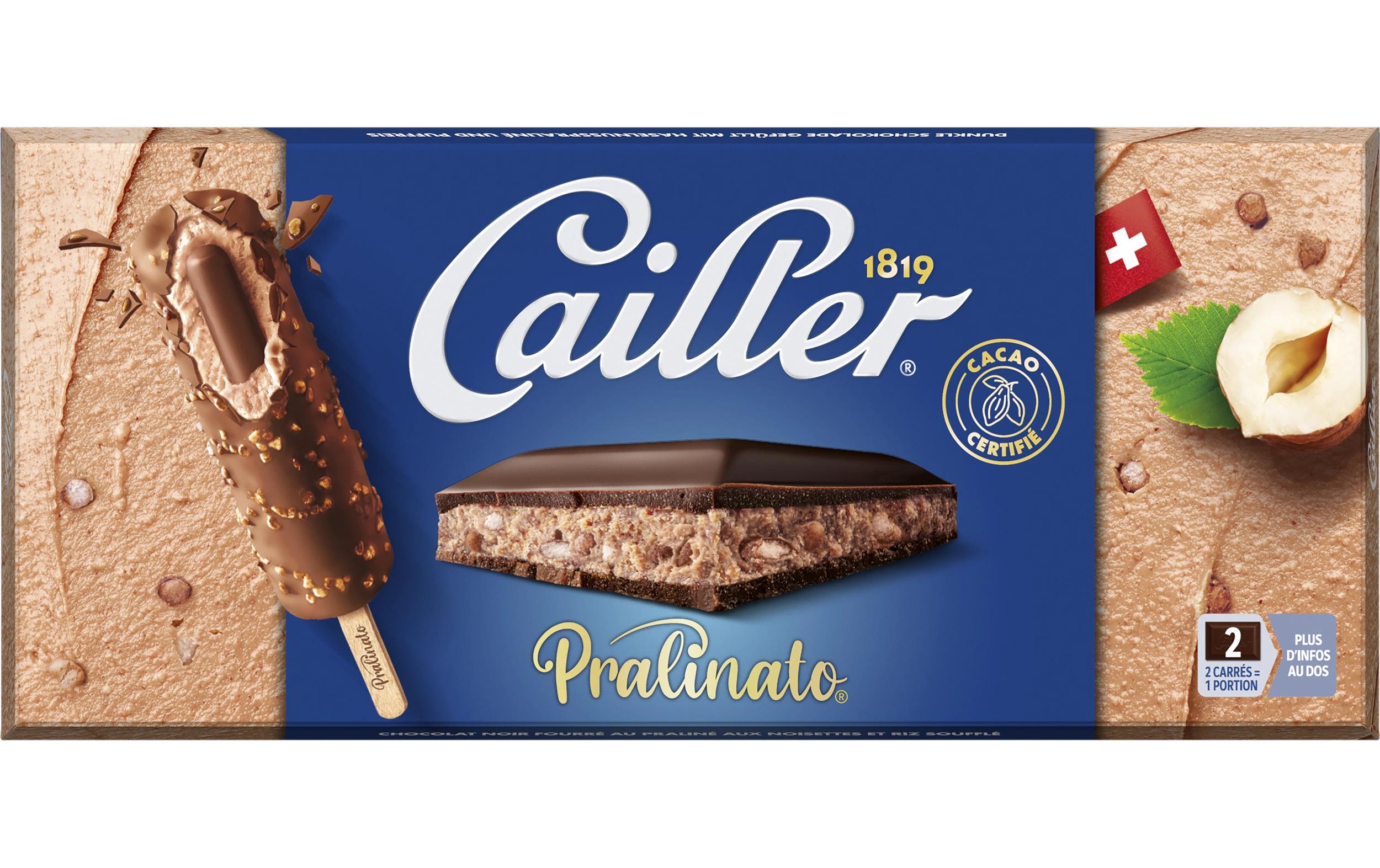 Cailler Filled Pralinato Tab Tafel 96 g