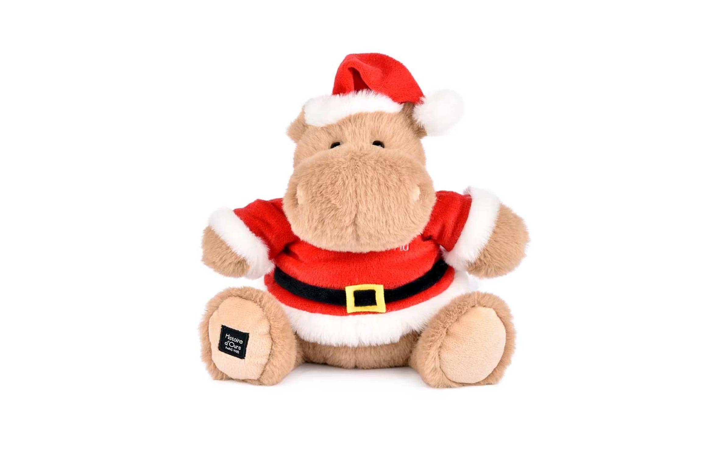 Hippo beige Weihnachten 20cm