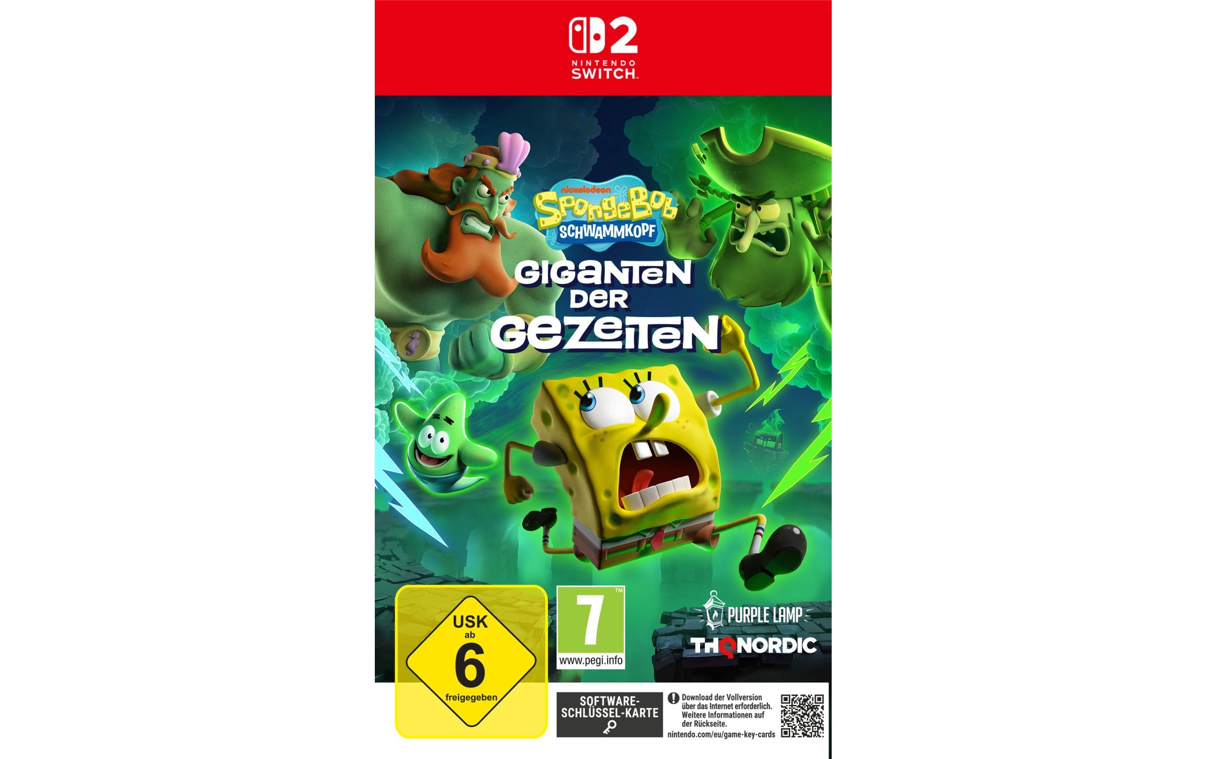 SpongeBob: Giganten der Gezeiten, Switch 2 Alter: 7+ (Game-Key Card)