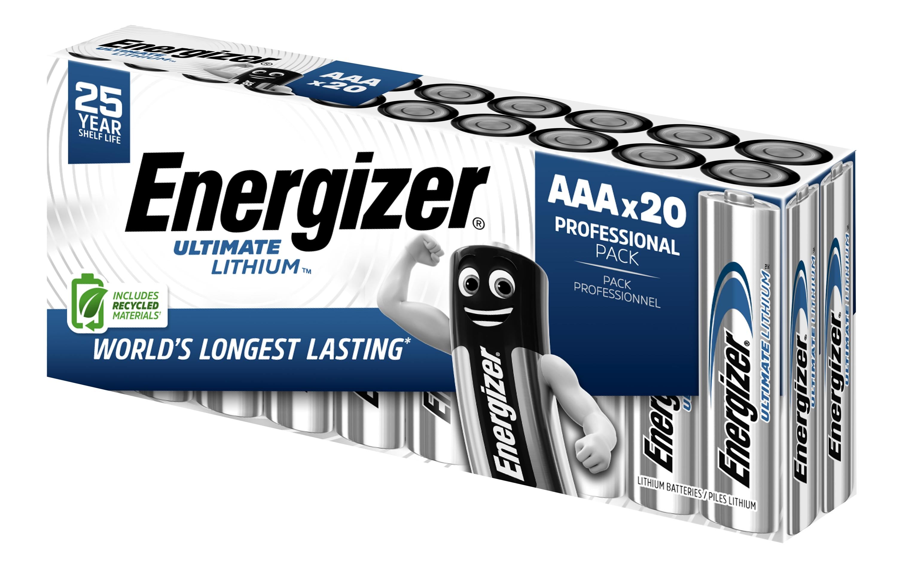ENERGIZER Ultimate Lithium Micro AAA 20 Stück