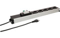 Steckdosenleiste Power Line 5x Typ 13 gr/sw FI 30mA / 10A 1.5m