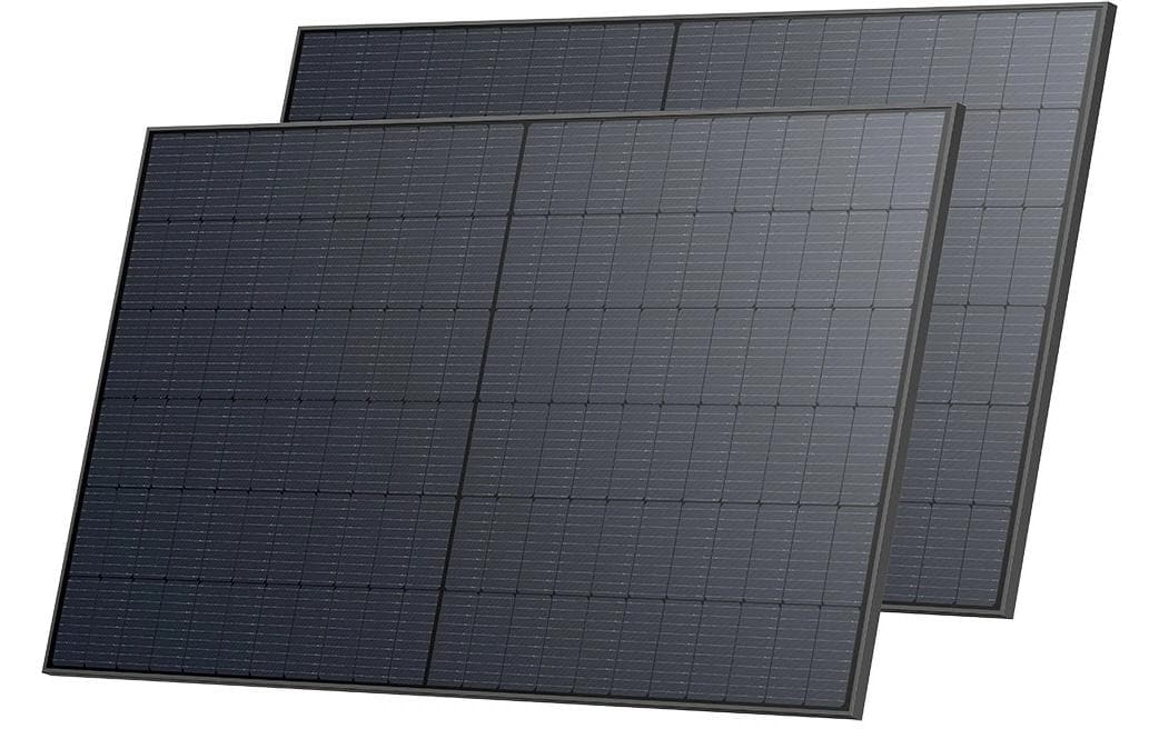 EcoFlow 520W Rigid Solar Panel (2-Pack) Schwarz