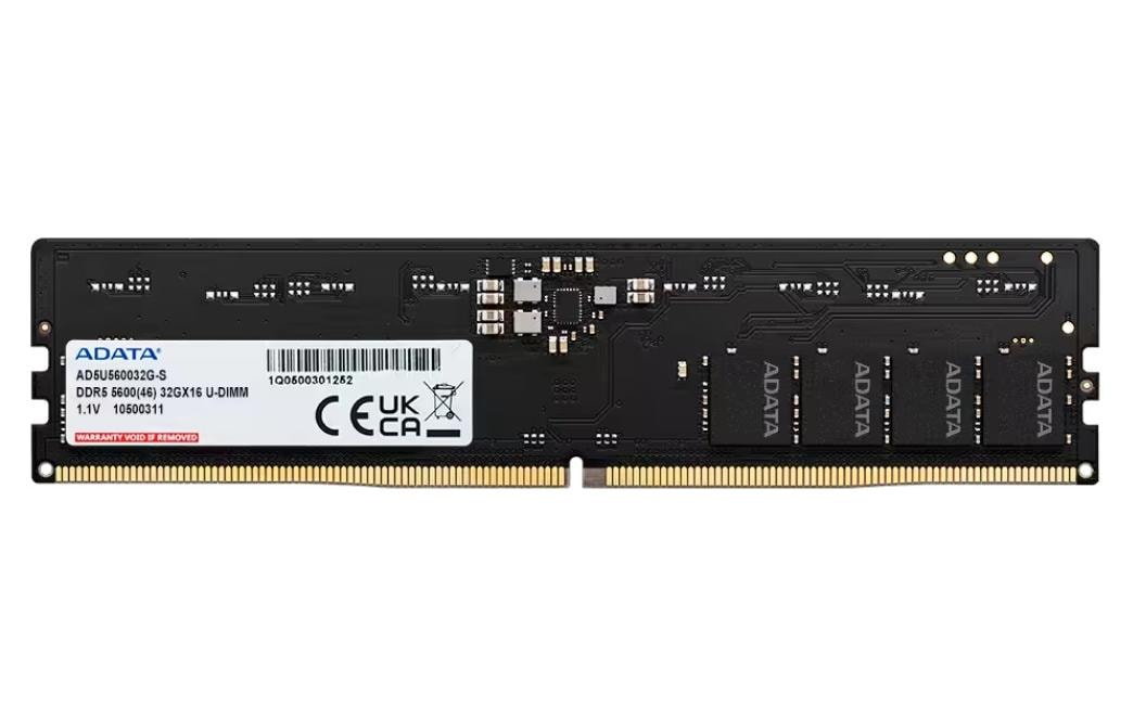 Adata DDR5 32GB 5600MT/s U-DIMM, 1.1V, CL 46