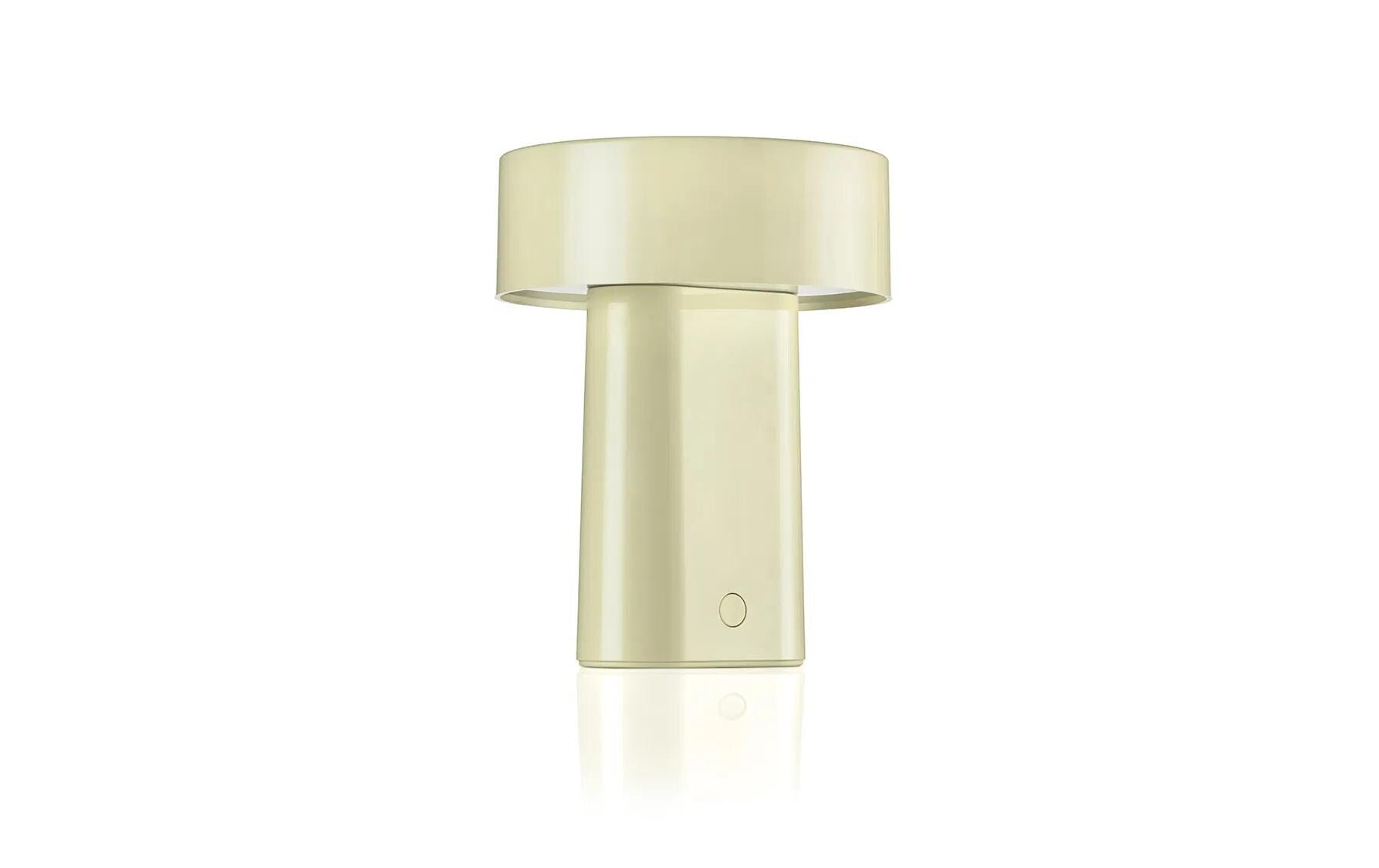 Zone Tischleuchte Oblong, Limocello 14x18 cm (DxH), Akku 8h, PC/ABS