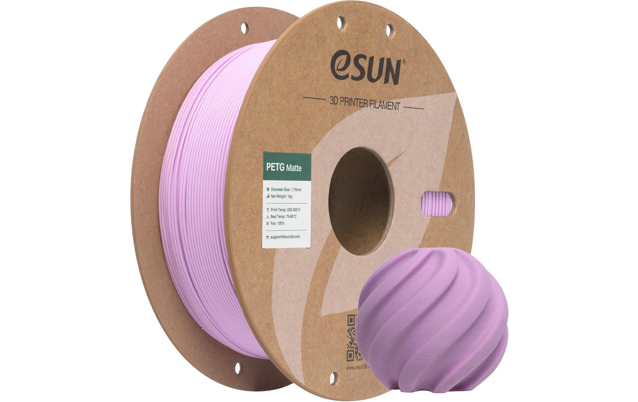 Esun Filament PETG Lila Matt 1.75mm, 1kg,