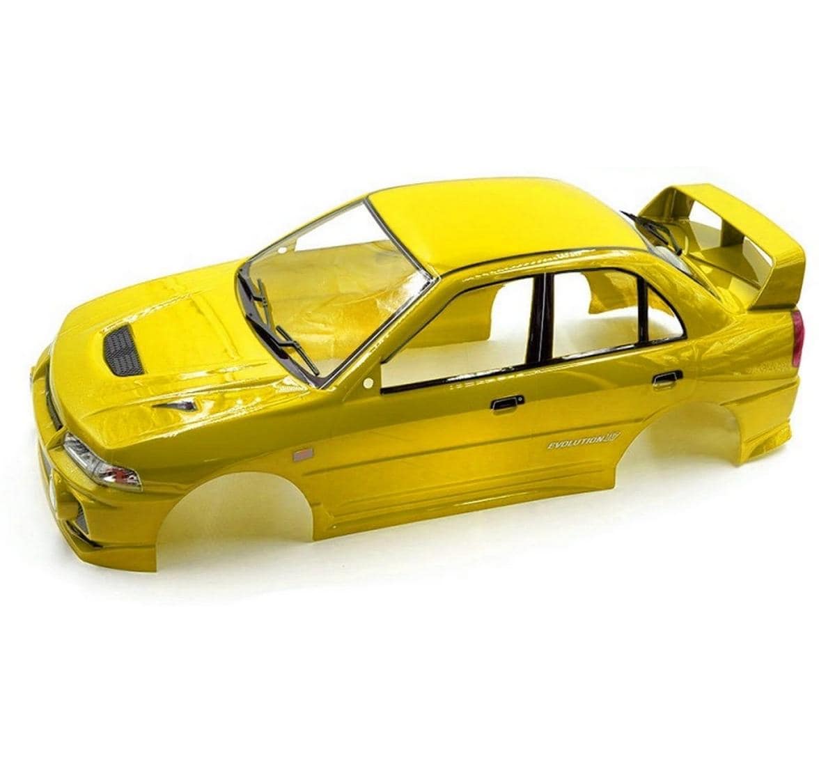 Yeah Racing Karosserie Lancer Evo IV Gelb 1:10 Precut & prepainted