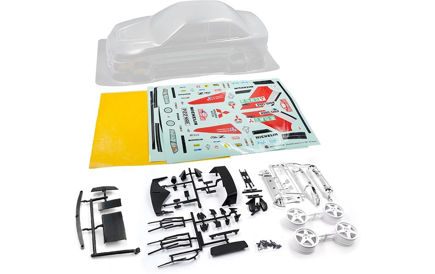 Yeah Racing Karosserie Lancer Evo IV 1:10 unlackiert