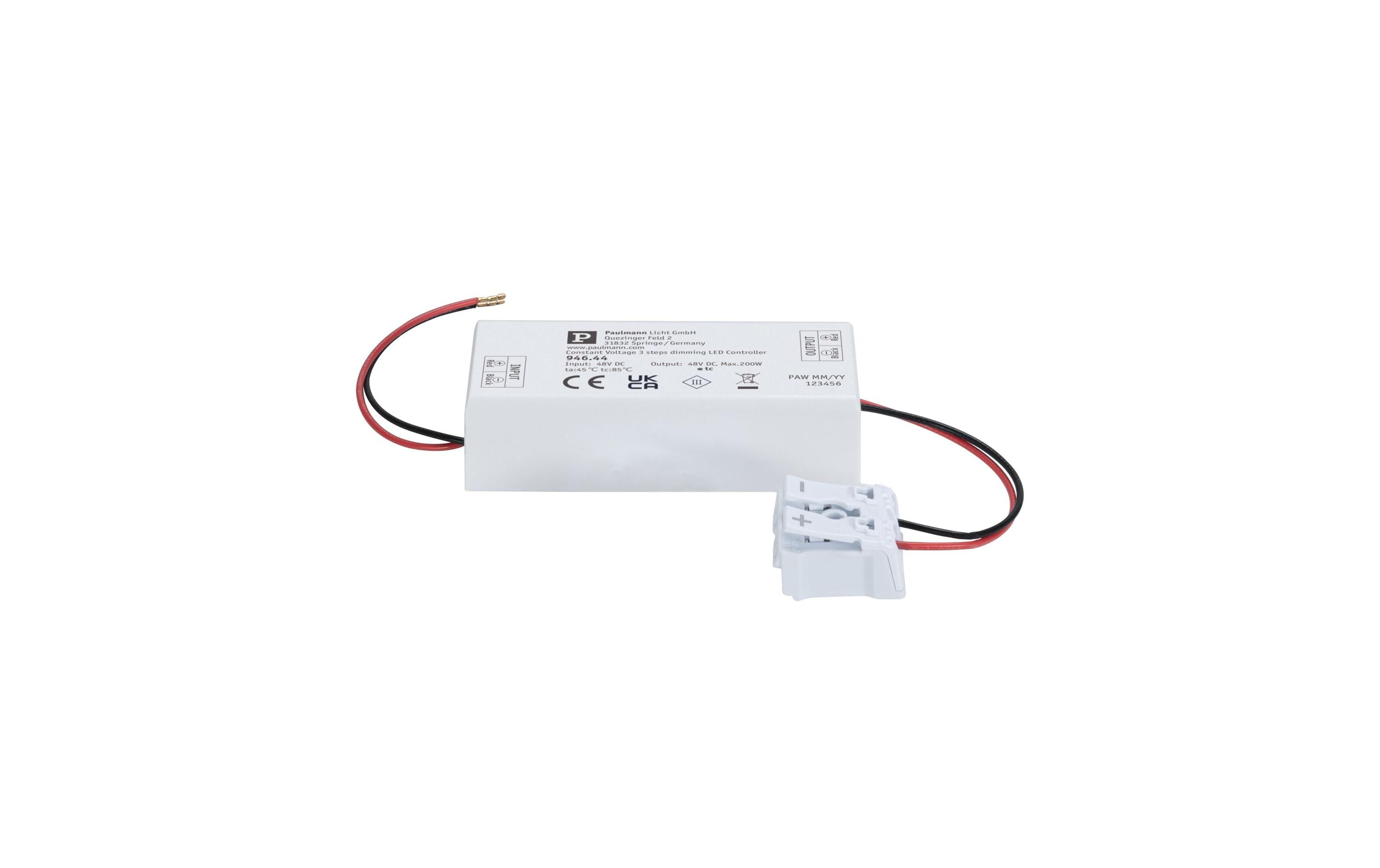 ULine Zubehör 3-Step-Dimmer max. 200W 48V 3-Step-Dimmer max. 200W 48V 80x35mm Weiss