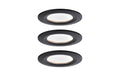 LED Einbauleuchte 3-Step-Dim Nova Coin 6W 3x470lm 230V dimmbar 2700K Schwarz matt