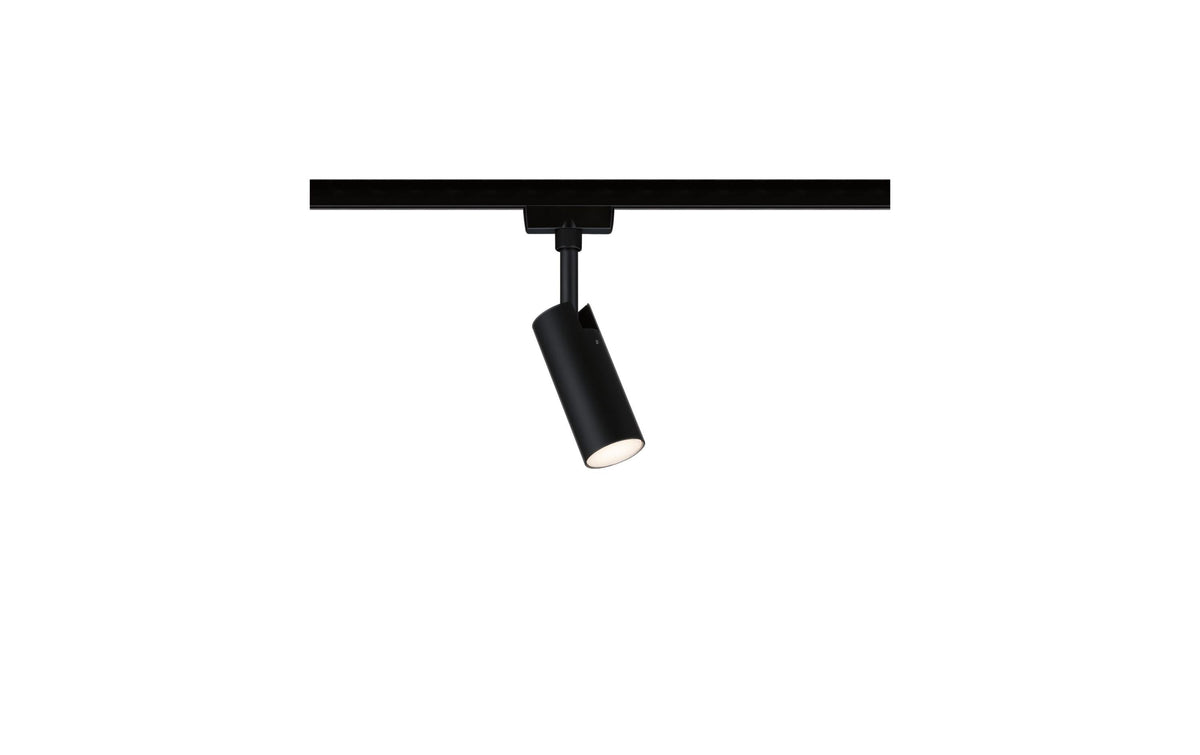 URail Schienenspot 3-Step-Dim Tubo Einzels 190lm 4W 3000K dimmbar 230V Schwarz matt