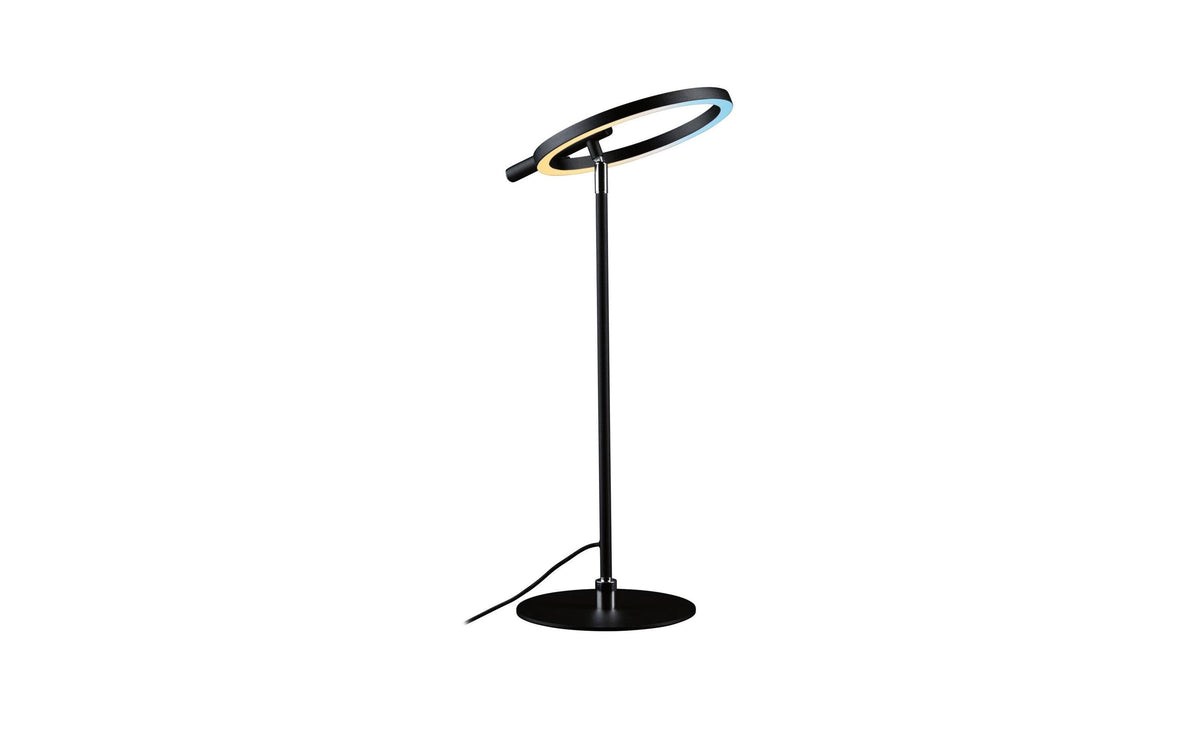 LED Schreibtischleuchte Odila Tunable Wh White 650lm 10,4W Schwarz matt, Chrom