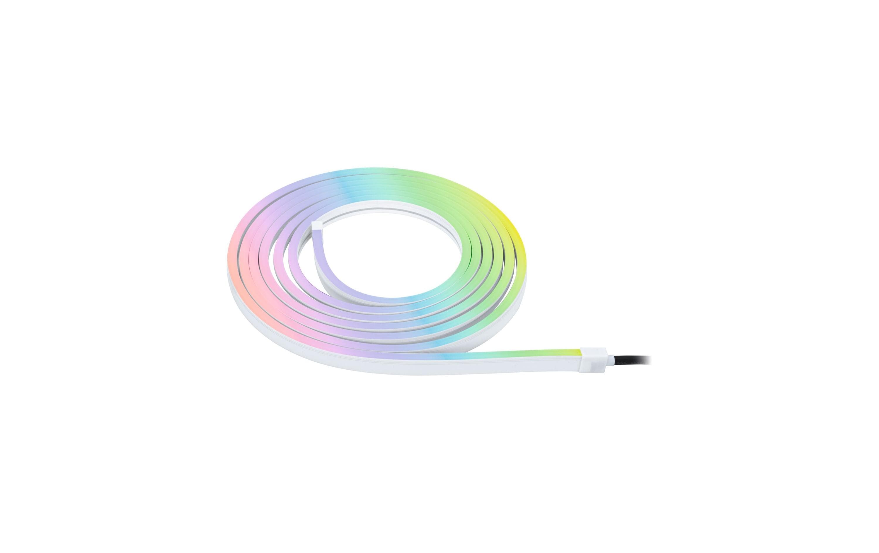 Plug & Shine LED Stripe Smart Home Zigbee 3.0 Smooth Einzelstrip IP67 RGBW+ 22W Weiss