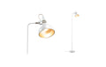 Stehleuchte Juna E14 max. 20W Weiss matt 20W Weiss matt, Champagner Metall