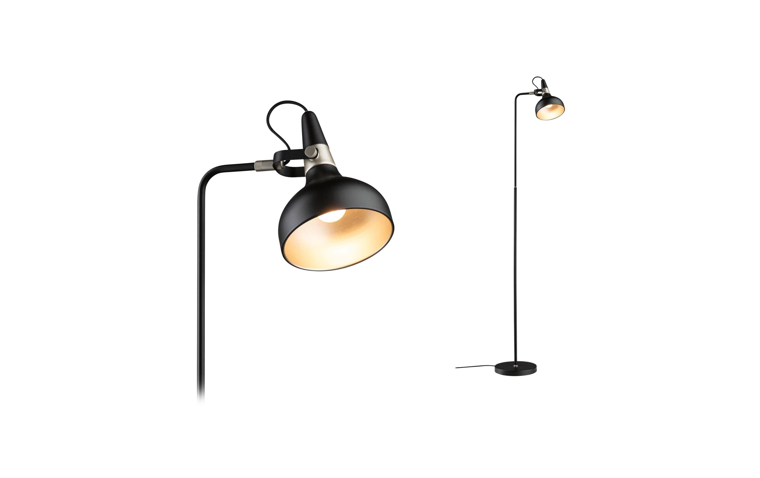 Stehleuchte Juna E14 max. 20W Schwarz matt 20W Schwarz matt, Champagner Metall