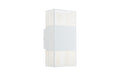 LED Wandleuchte Tharin IP44 3000K 120x104m Tharin IP44 3000K 120x104mm 2x3,7W Weiss