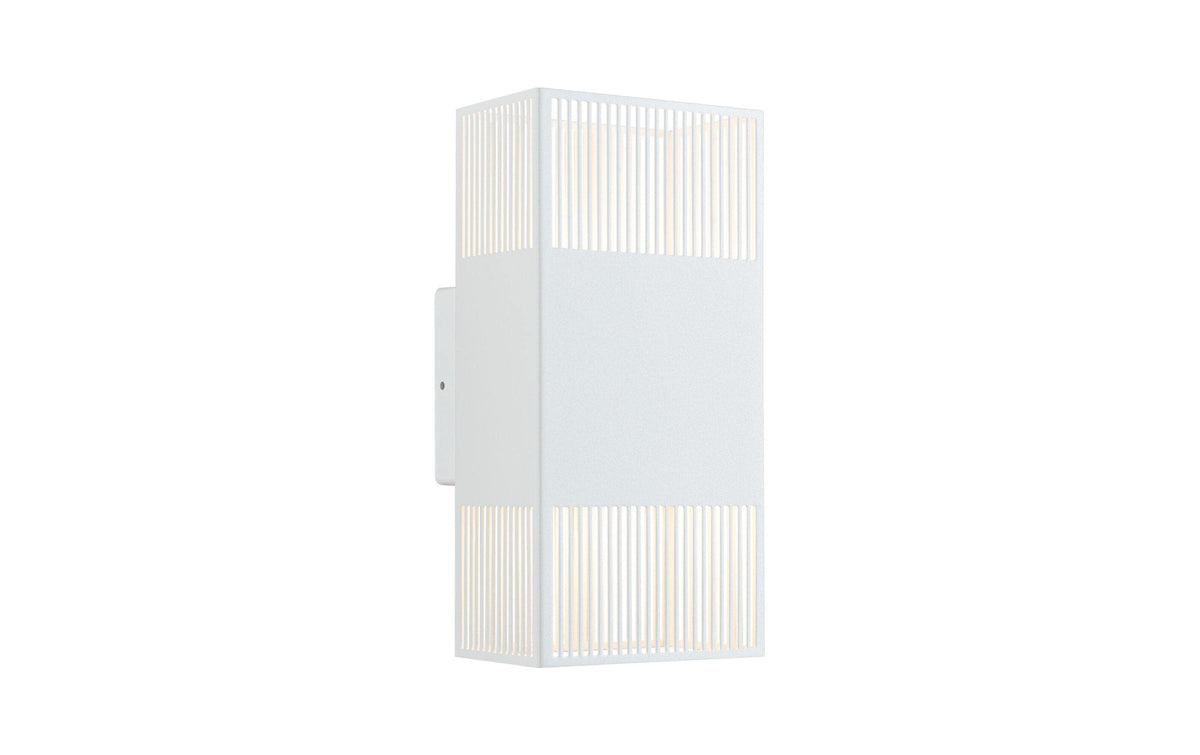 LED Wandleuchte Tharin IP44 3000K 120x104m Tharin IP44 3000K 120x104mm 2x3,7W Weiss