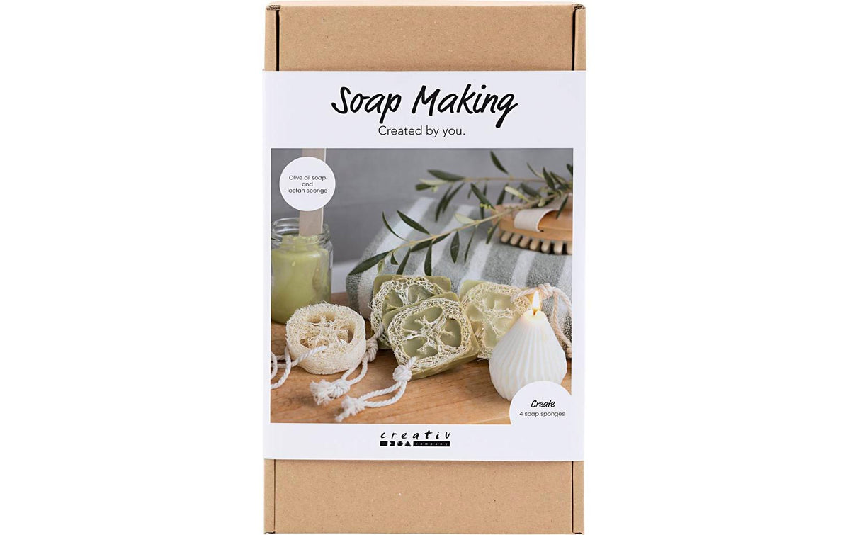 Creativ Company Bastelset Seife selber machen mit Luffaschwamm