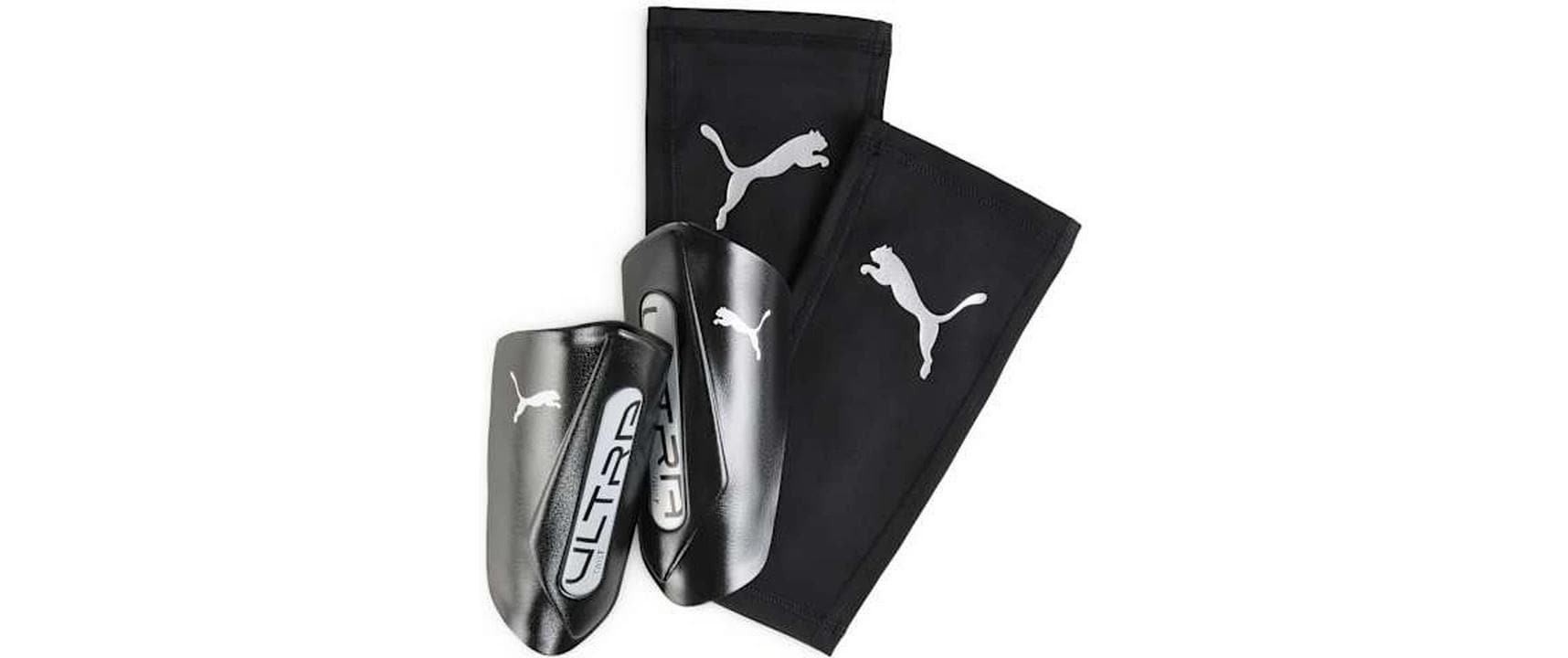 PUMA Shinguards ULTRA Twist Sleeve Grösse: S, Farbe: Schwarz