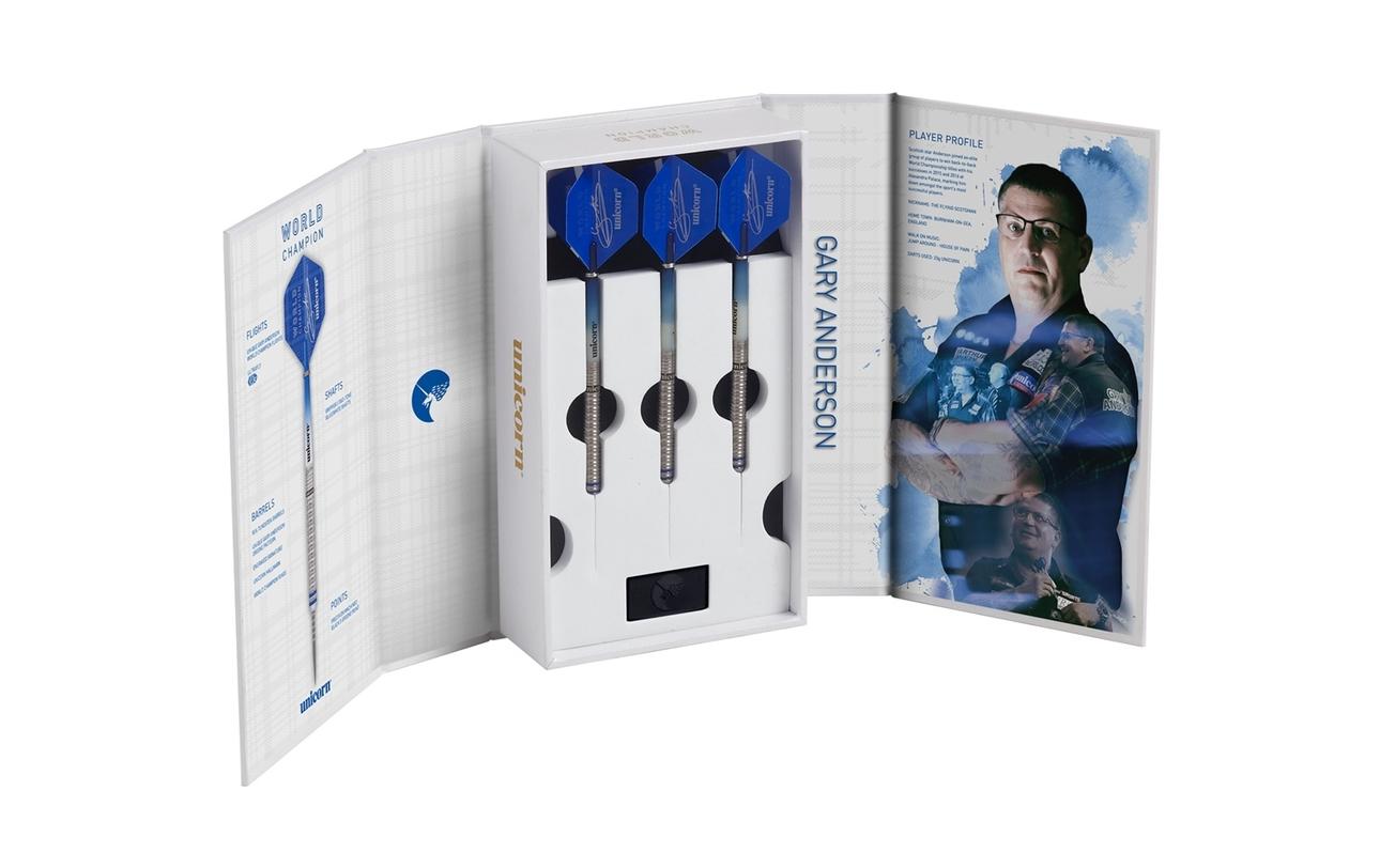 Unicorn Gary Anderson World Champion 23g 3 Stück