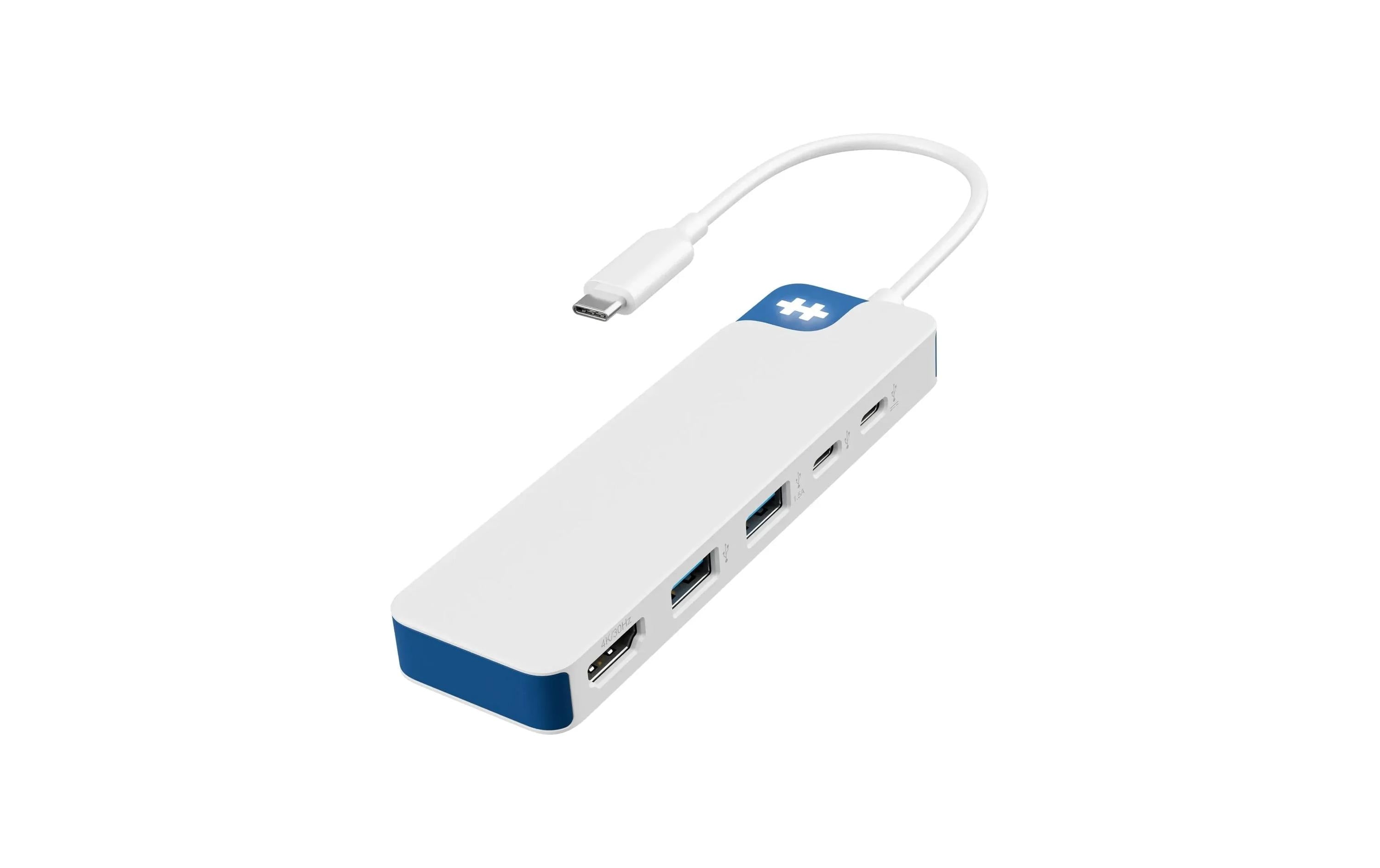 HyperDrive Flex 5 Port USB-C Hub (Blue) blau