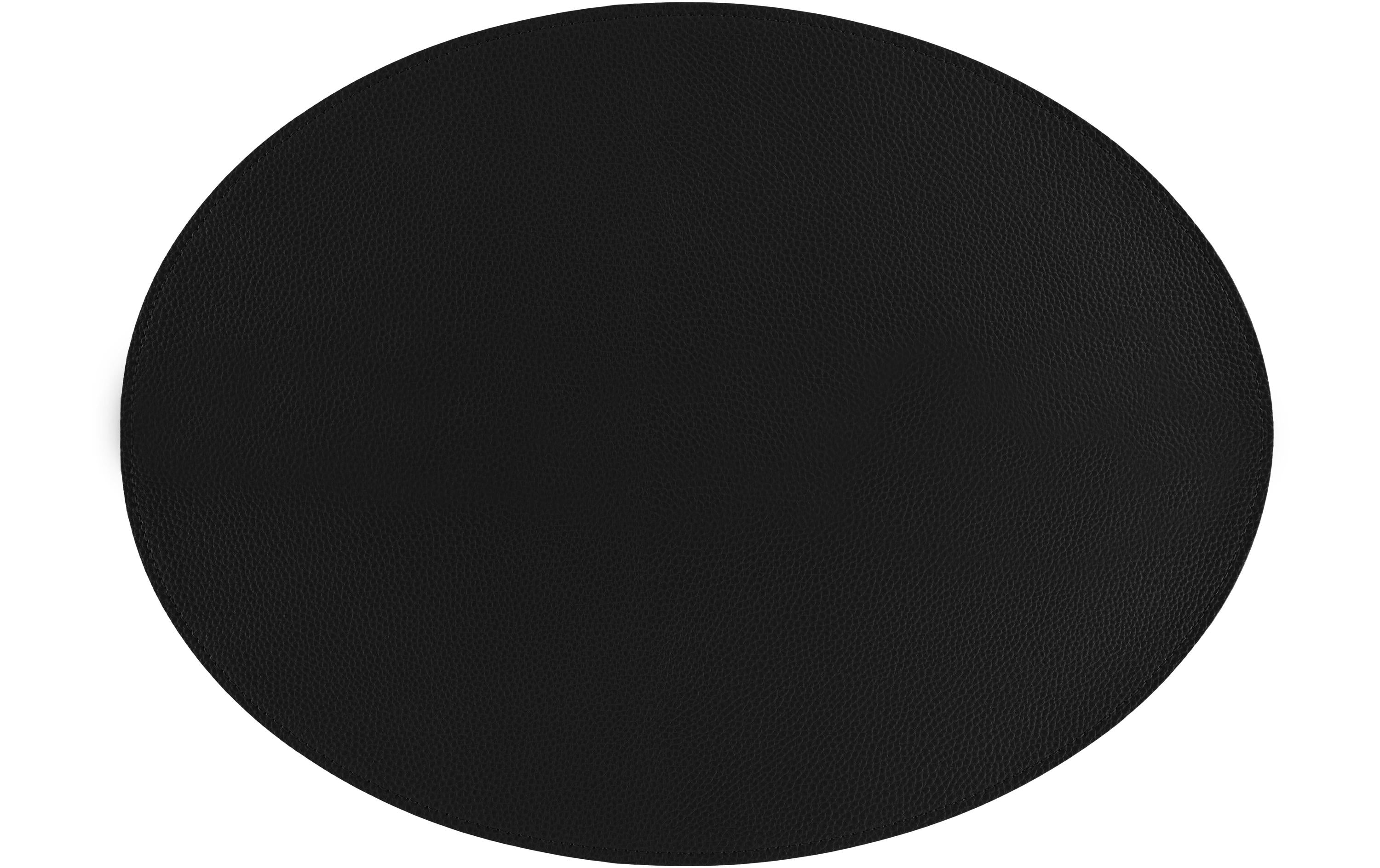 Tiseco Tischset oval Trudo schwarz