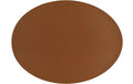 Tiseco Tischset oval Trudo hellbraun
