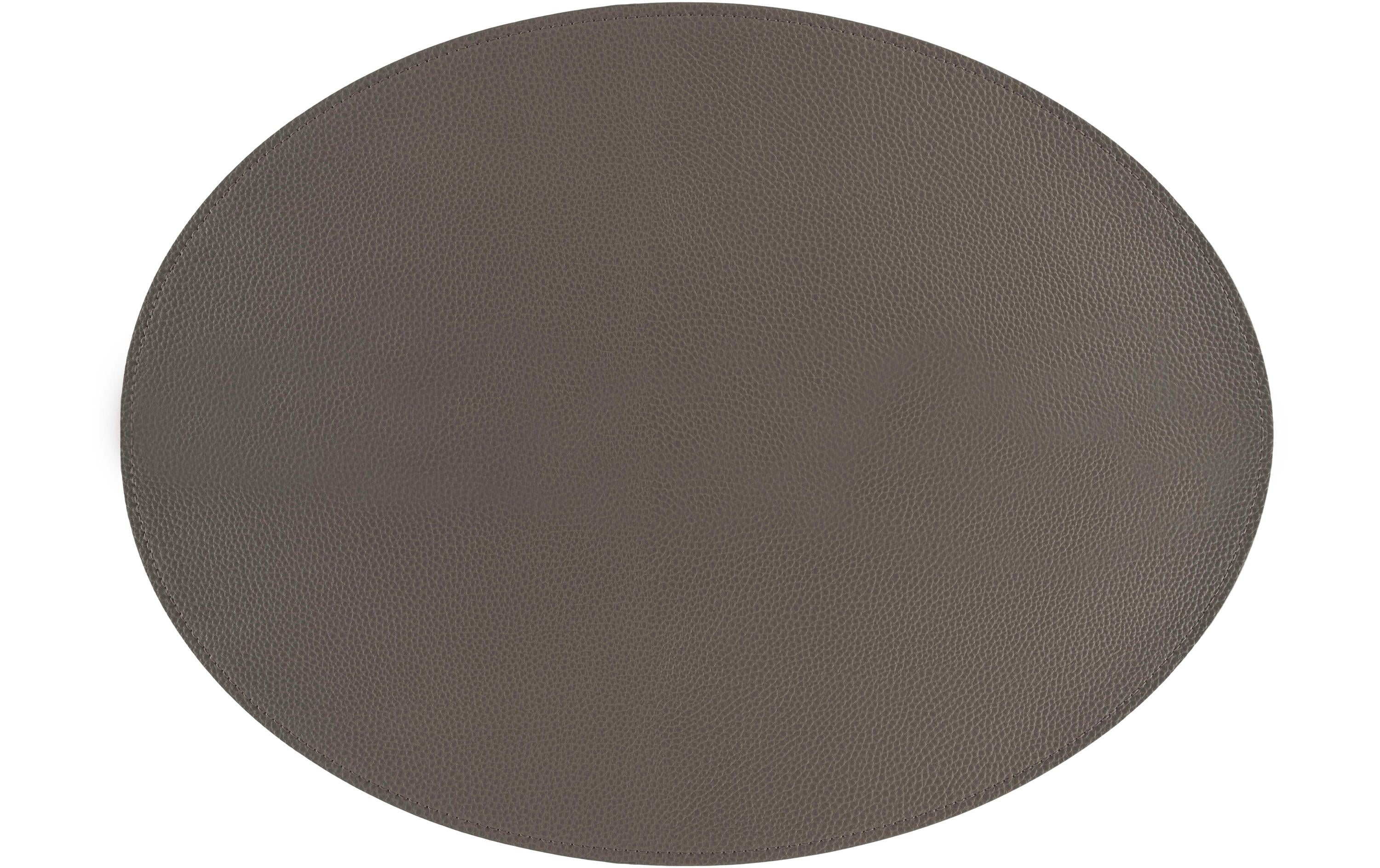 Tiseco Tischset oval Trudo grau