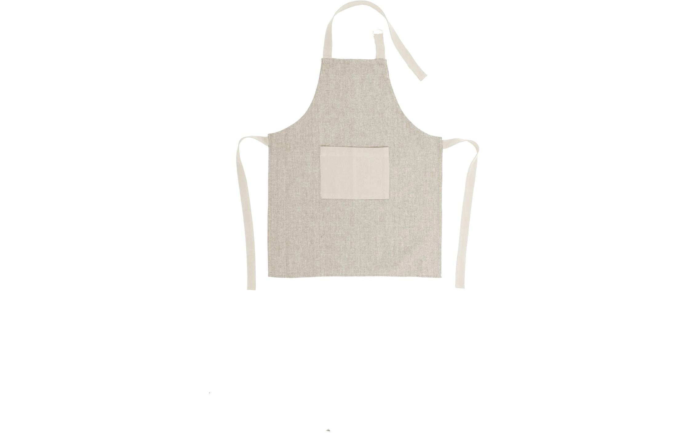 Tiseco Kinderschürze CHAMBRAY taupe 52x63 cm