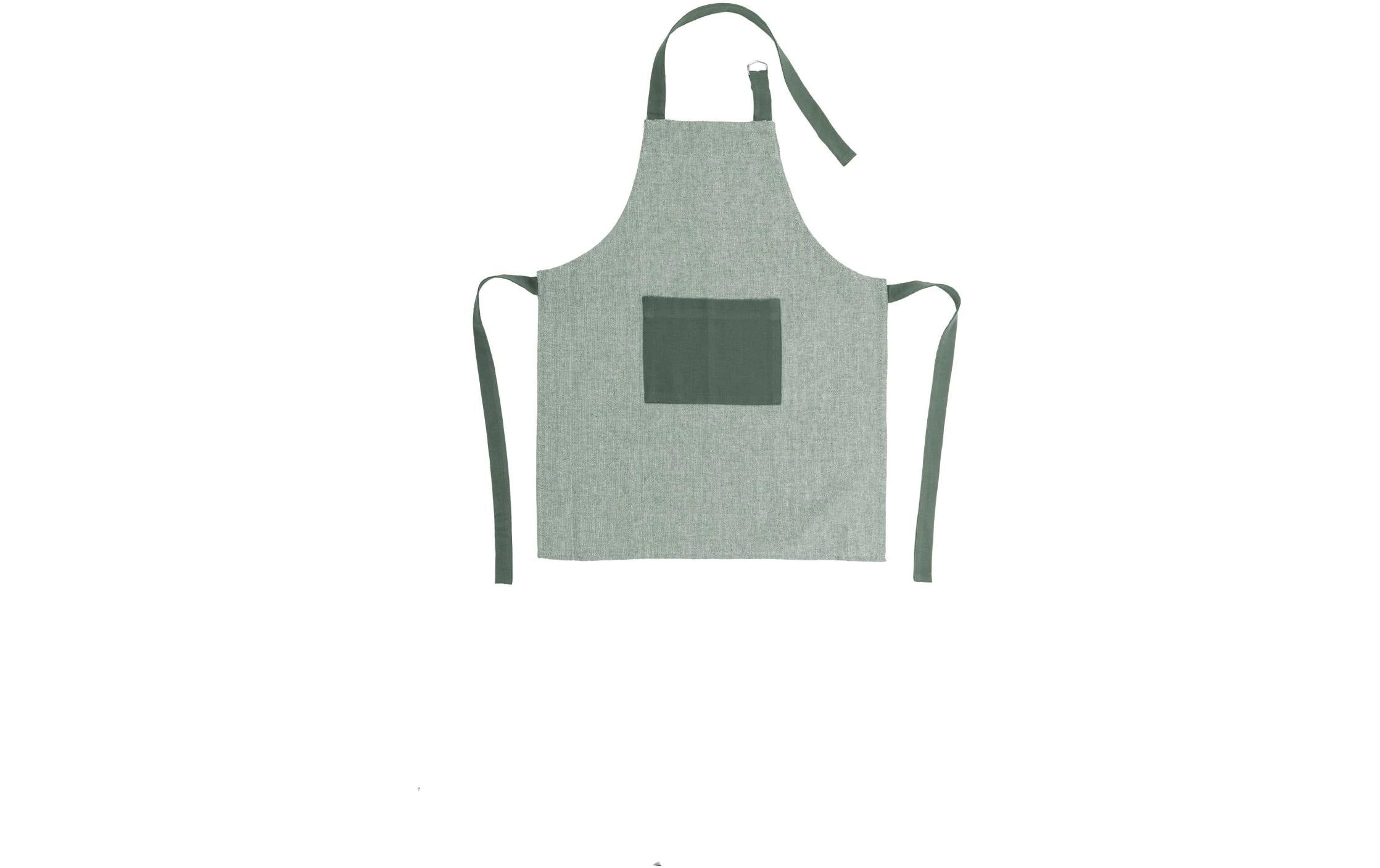 Tiseco Kinderschürze CHAMBRAY grün 52x63 cm