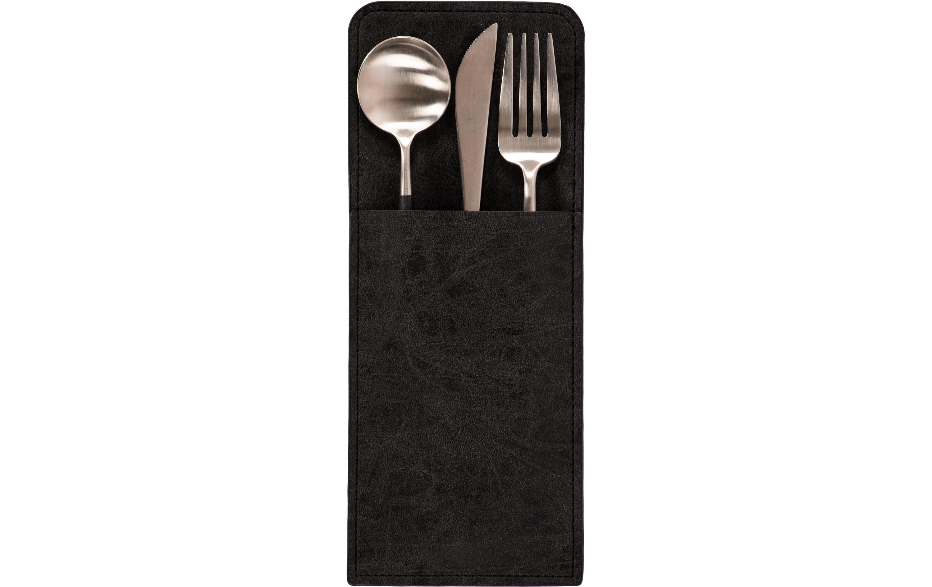 Tiseco Besteckhalter TRUMAN schwarz 25x10 cm