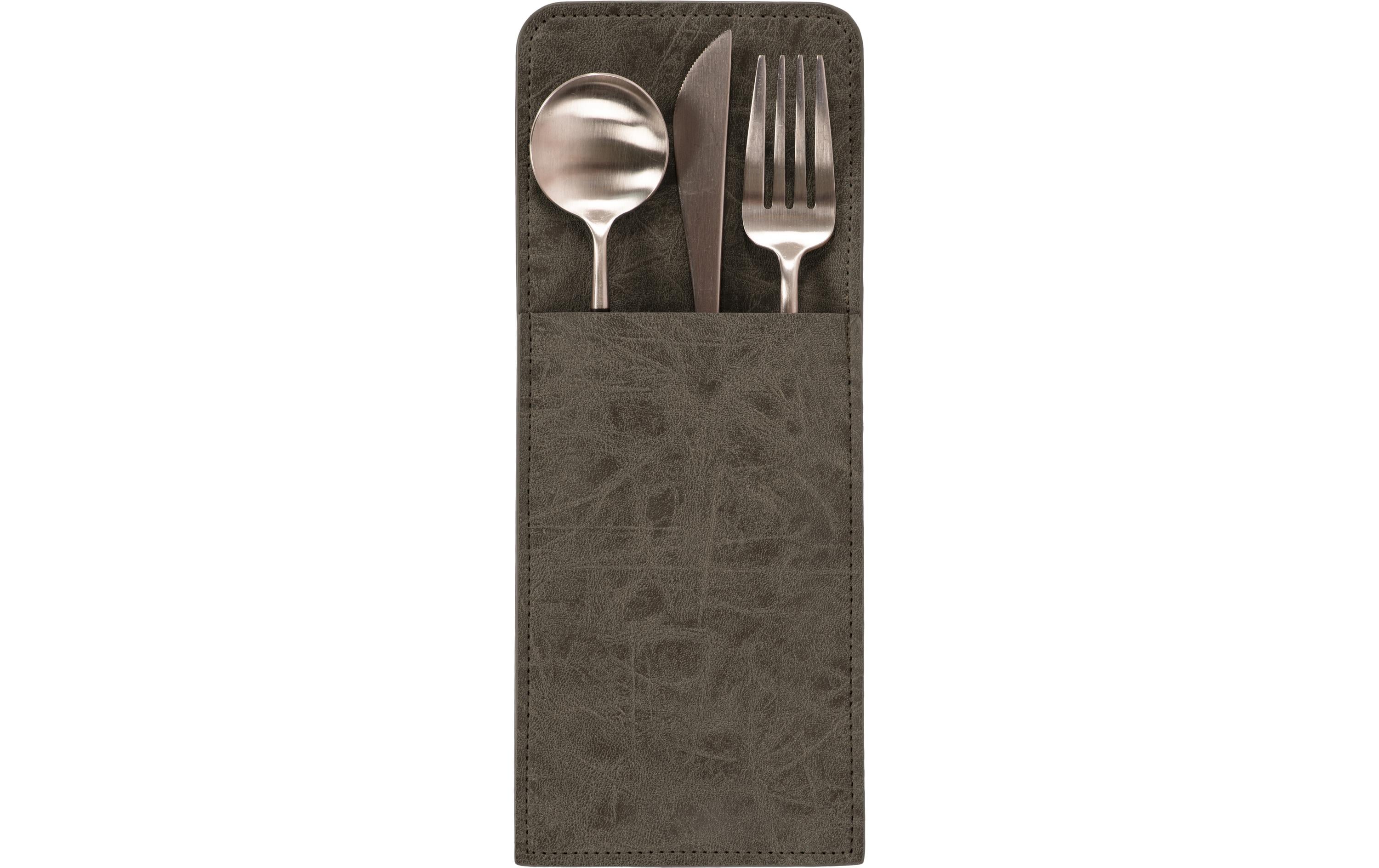 Tiseco Besteckhalter TRUMAN grau 25x10 cm