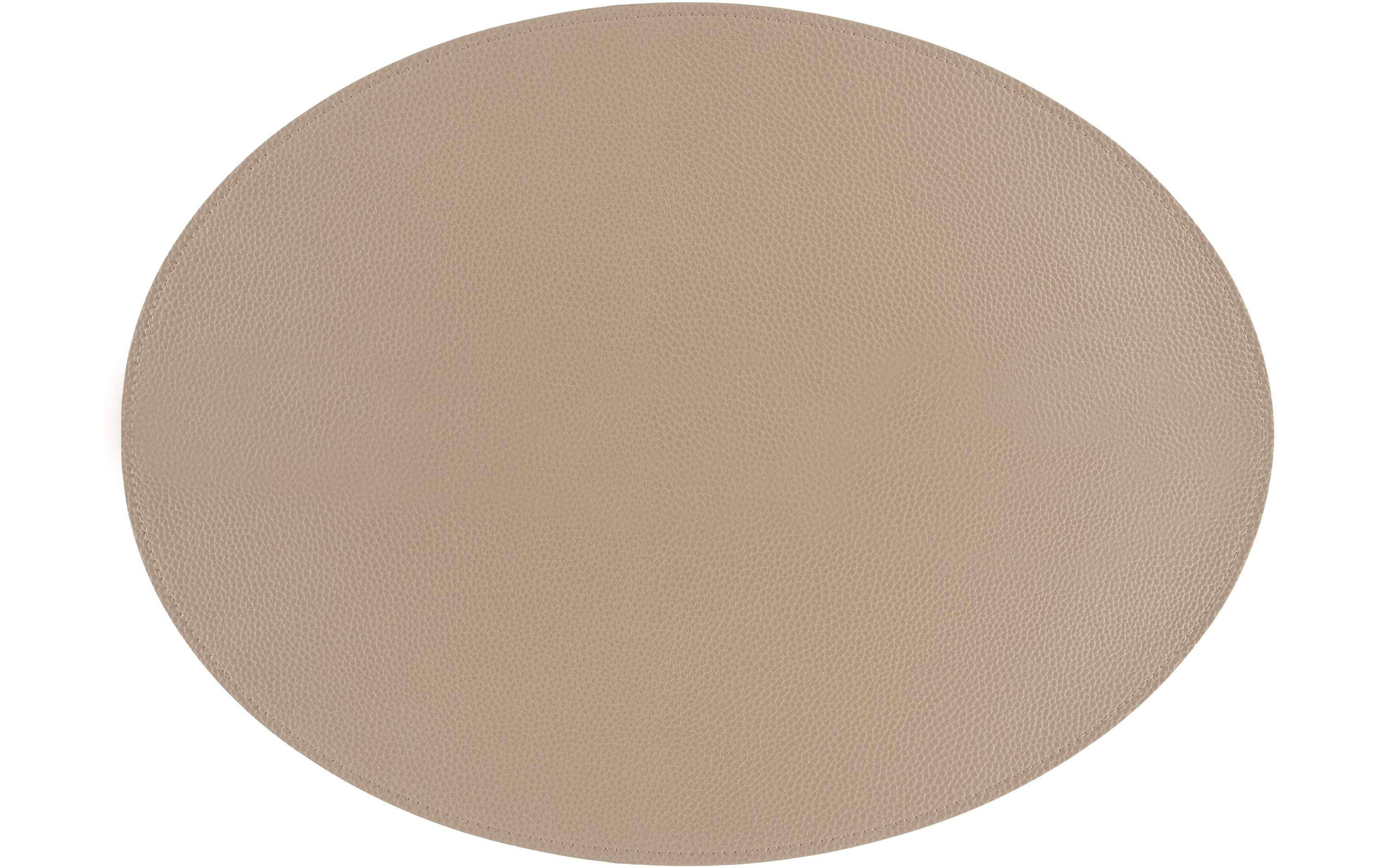 Tiseco Tischset oval Trudo sand