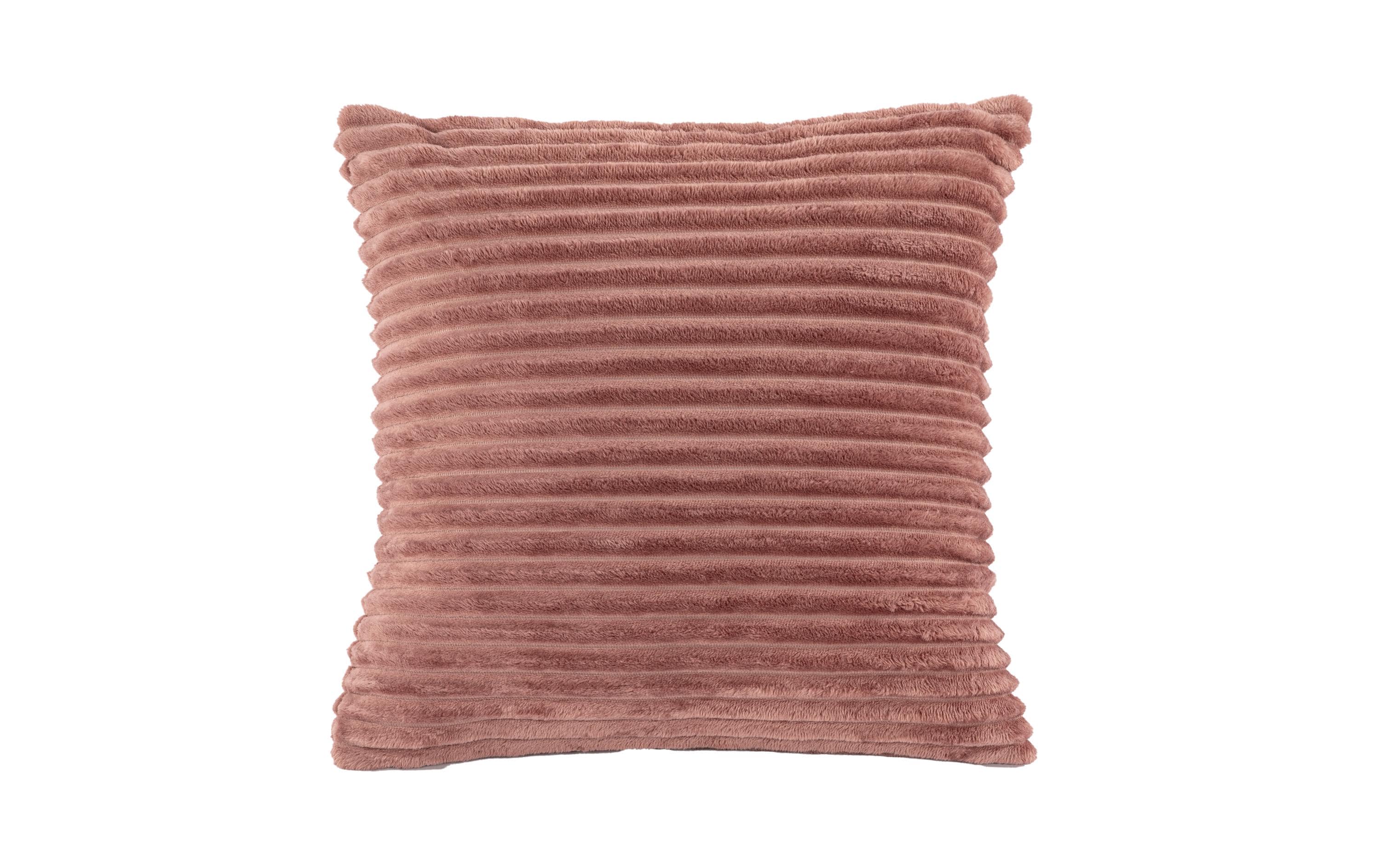 Tiseco Kissen RIBBLE rot gefüllt, 45x45 cm