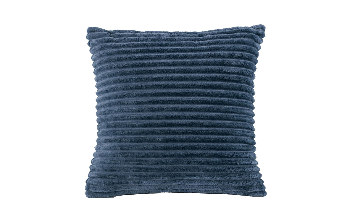 Tiseco Kissen RIBBLE blau gefüllt, 45x45 cm