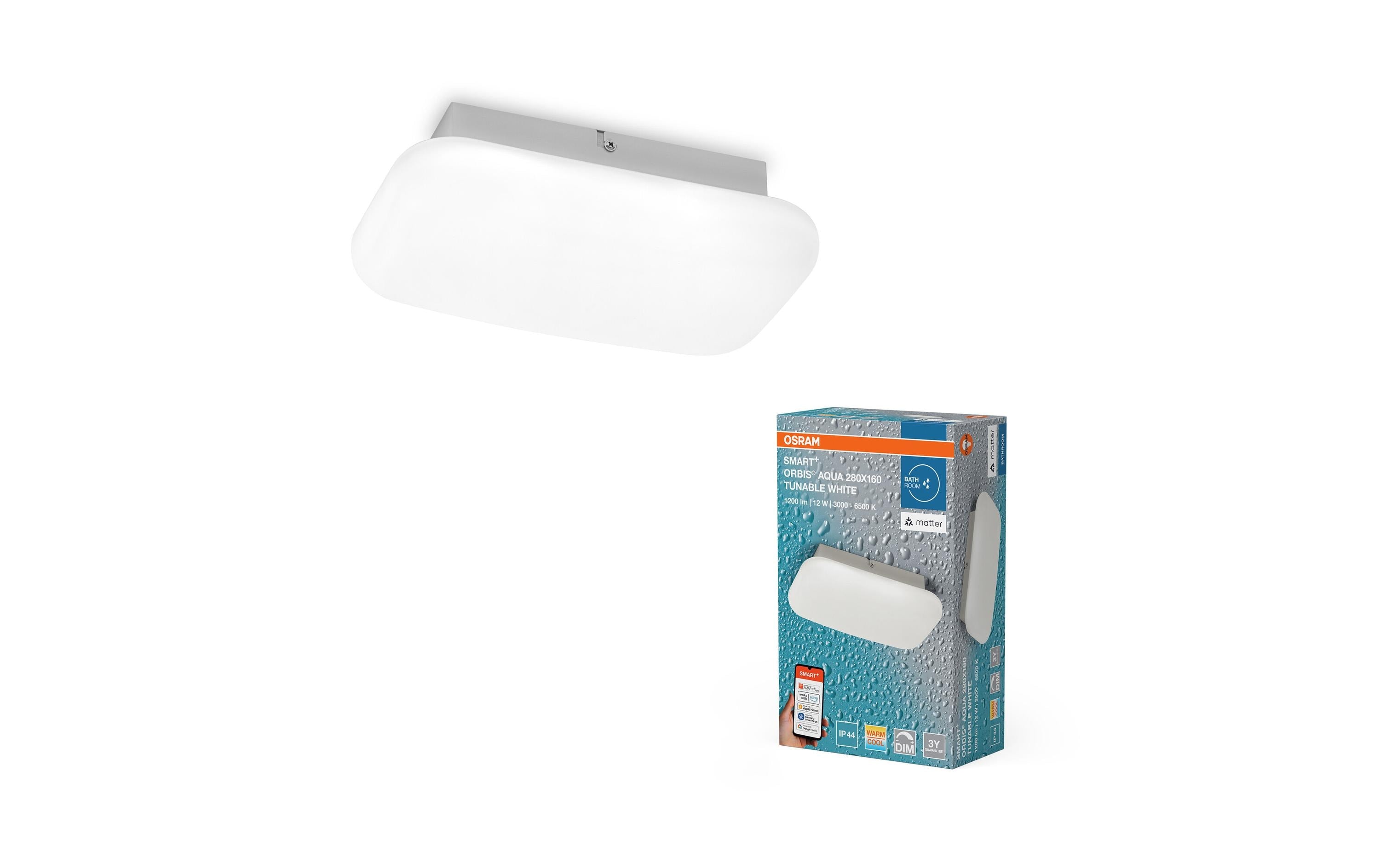 Osram SMART+ wall Orbis Orbis aqua white 280mm x 100mm 700 lum