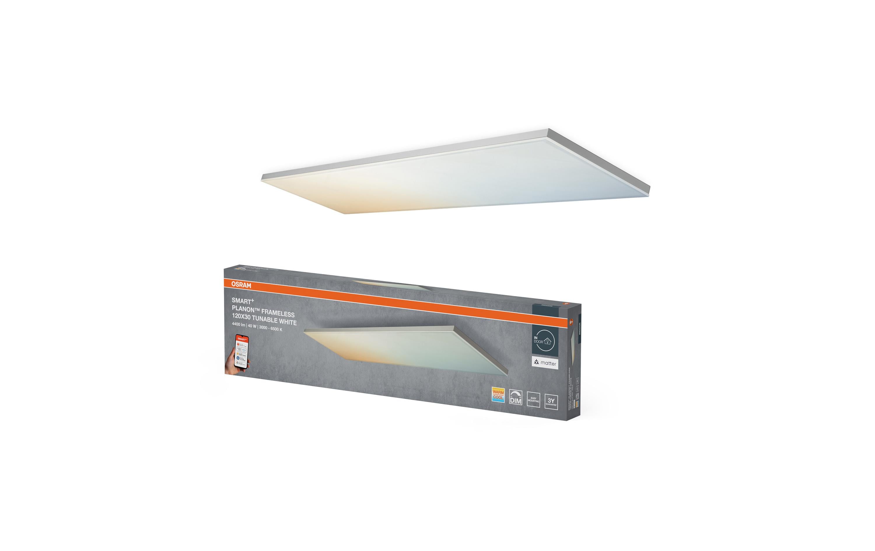 Osram SMART+ Planon frameless frameless rect. CCT WIFI APP 1200 x 300