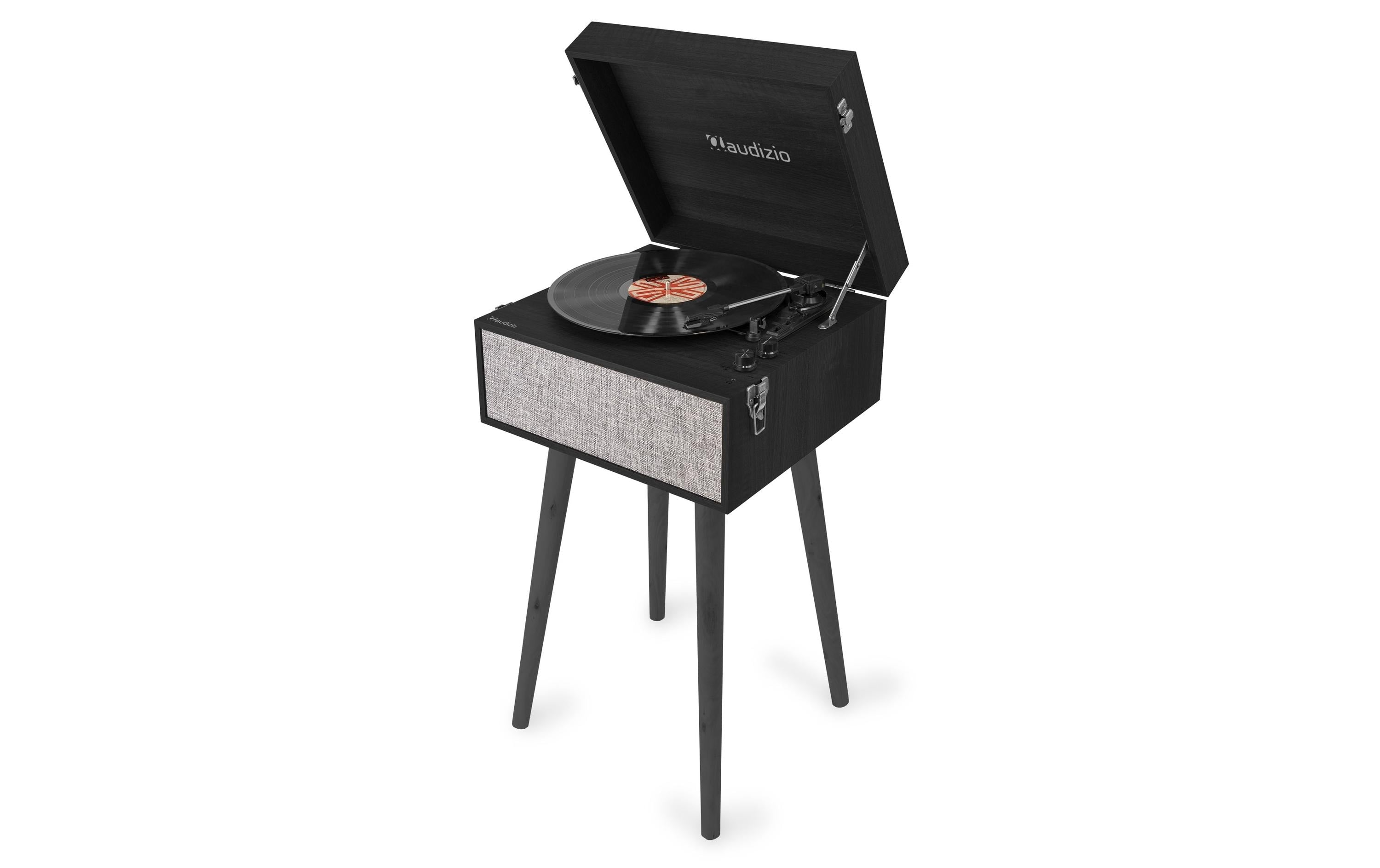 Audizio FremontBK Plattenspieler mit Unterbau, schwarz
