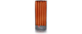 balthasar Etoilekerzen 10 Stück, Orange 2.2x24 cm (DxH), Brenndauer 8h