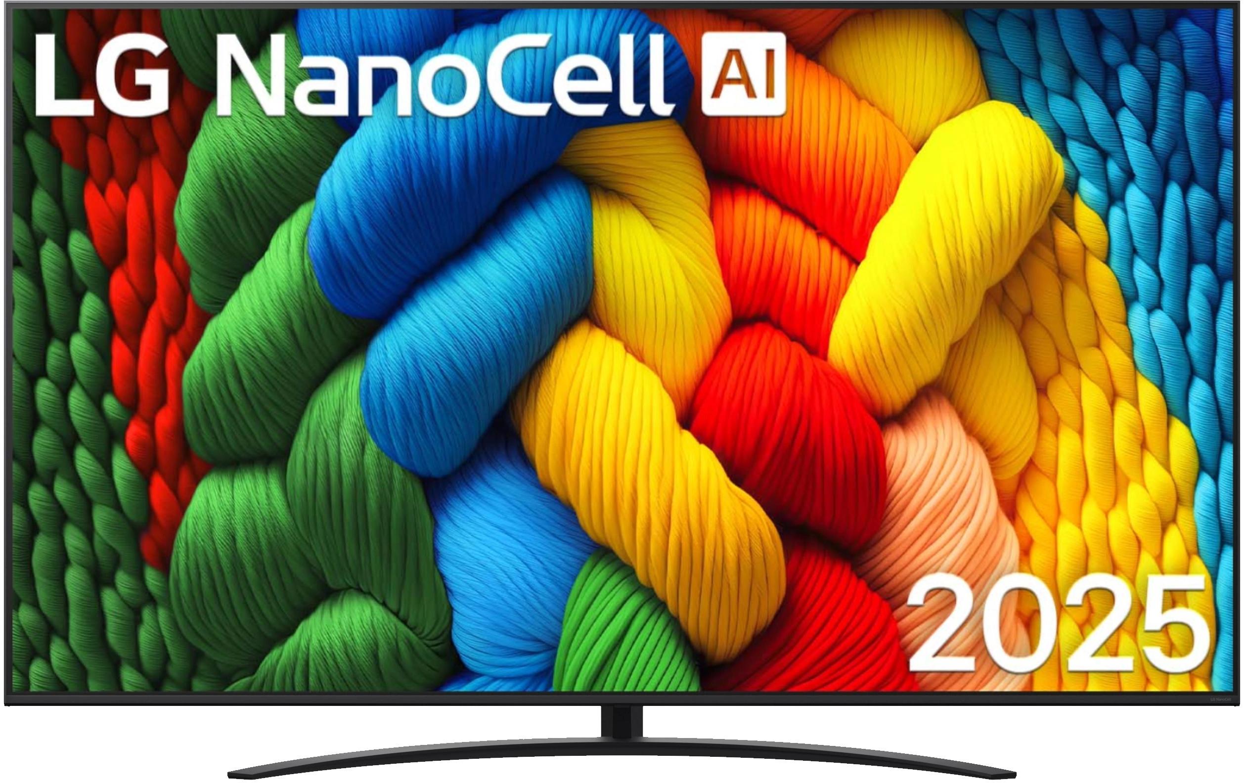 LG TV UN 86NANO81A6A 86" 4K UHD, Direct LED, 1-pole