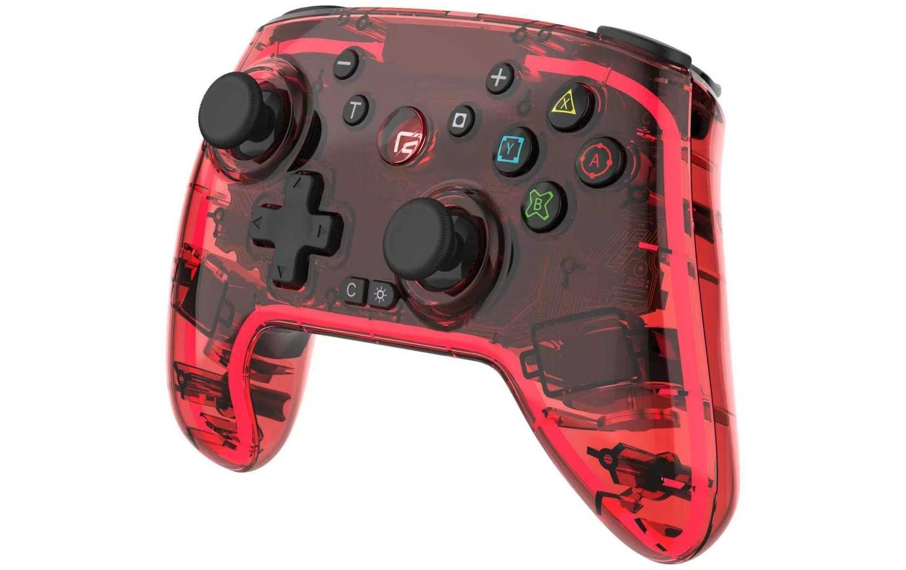 ready2gaming NSW 2 - Wireless Pro Pad X2 LED Edition. Red