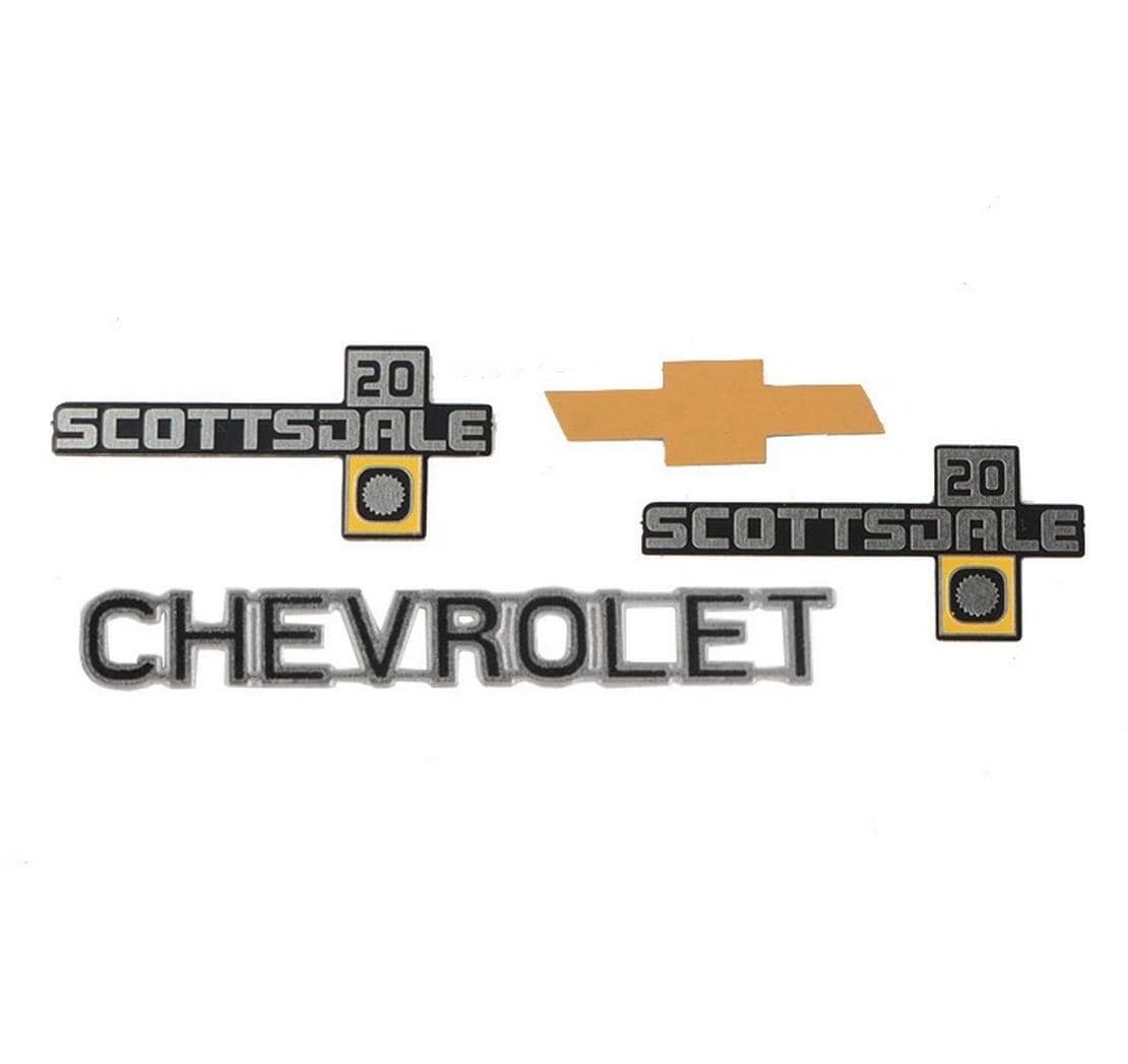 RC4WD Metal Emblem Set K20 Chevrolet Scottsdale
