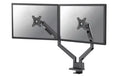 Neomounts NEXT Slim Desk Mount double display (Topfix clamp/grommet)