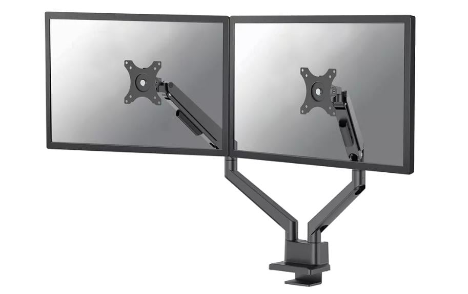 Neomounts NEXT Slim Desk Mount double display (Topfix clamp/grommet)